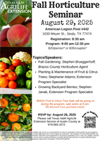 Fall Horticulture Seminar