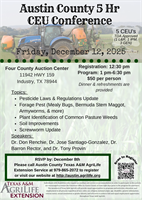 Austin County 5 Hour CEU Conference