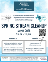 Mill Creek Spring Stream Cleanup