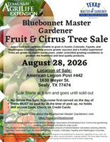 BMGA Fruit & Citrus Tree Sale