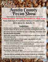 Austin County Pecan Program & Pecan Show Awards