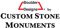 Boulder Designs by Custom Stone Monuments