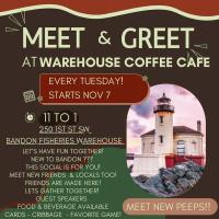 Meet & Greet at Warehouse Coffee Cafe