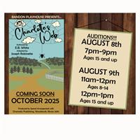 Teen & Adult Auditions: Charlotte's Web Play