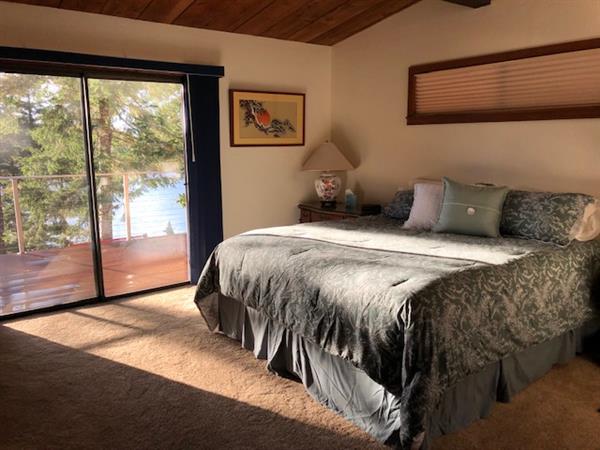 Master bedroom with Cal King bed