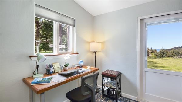 Dedicated Workspace in Living Room