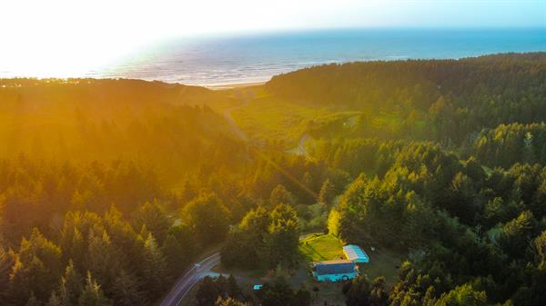Sunset Arial View Sunset Arial View
