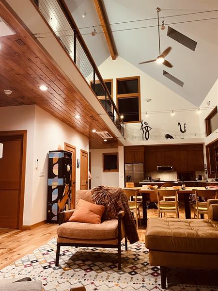 Modern yet warm interior