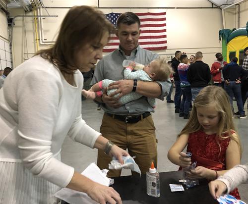 Arts & Crafts at the Marines Families Holiday Party