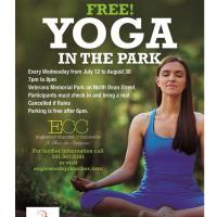 Free Yoga in the Park - Every Wednesday