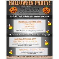 Halloween Party at Progressive Dance Studio!