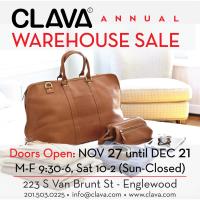 Clava Handbags Annual Warehouse Sale!
