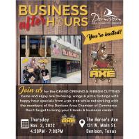 Ribbon Cutting/Business After Hours - The Horse's Axe