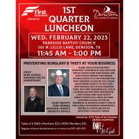 2023 Chamber 1st Quarter Luncheon Presented by First State Bank
