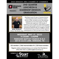 2023 Chamber 2nd Quarter Luncheon and Leadership Graduation Presented by Simmons Bank 