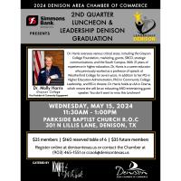 2024 Chamber 2nd Quarter Luncheon and Leadership Graduation Presented by Simmons Bank
