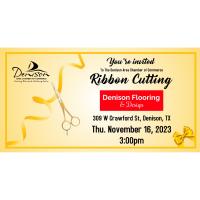 Ribbon Cutting - Denison Flooring