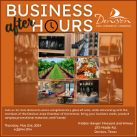 Business After Hours presented by Hidden Hangar Winery
