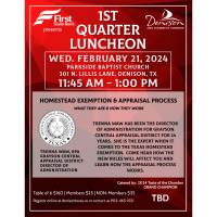 2025 1st Quarter Luncheon Presented by First State Bank