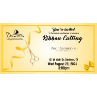 Ribbon Cutting -Posh Aesthetics