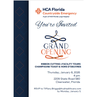 Ribbon Cutting at HCA Florida Countryside Emergency