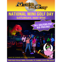 National Mini Golf Day at Monster Mini Golf