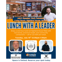 Lunch with a Leader Zach Feinstein @ Highland House