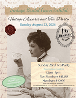 Vintage Apparel and Tea Party at the Andrews Memorial Chapel
