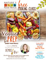 Free Cooking Class with Di: Veggie Prep for Sheet Pan Meals