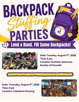 Backpack Stuffing Party