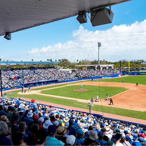 Dunedin has proudly been the Spring Training home of the Toronto Blue Jays for nearly five decades, with games, fan events, and big-league energy at TD Ballpark.
