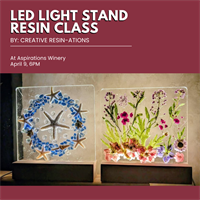 Led Light Stand Resin Class