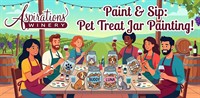 Paint & Sip: Personalized Pet Treat Jar Painting Night!
