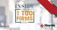 HAYNIE RANKED #94 AMONG INSIDE PUBLIC ACCOUNTING’S 2026 TOP 100 FIRMS