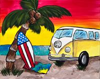 USA Themed Open Paint Party