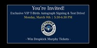 Exclusive VIP Thunderbirds Autograph Signing & Test Drive Event