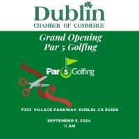 Grand Opening Ribbon Cutting for Par 5 Golfing