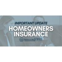 Important Update: Homeowners Insurance