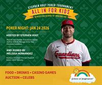 Stephen Vogt Celebrity Poker Tournament for School of Imagiantion
