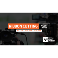 Ribbon Cutting at Victory Media