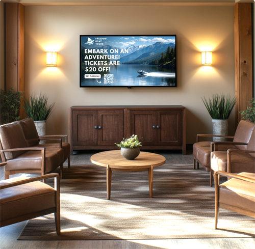 LobbyCast TV in your waiting room.