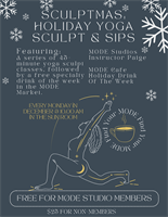 Sculptmas: Holiday Yoga Sculpt & Sips