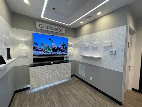 We are a Control4 certified showroom. 