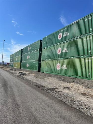 Intermodal Containers on-site