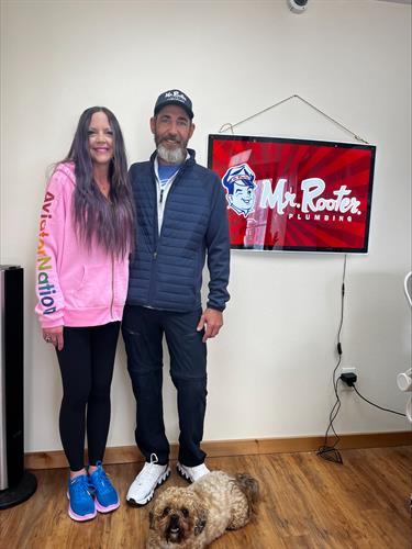 Gallery Image Owners_and_mascot_Loki_Mr_Rooter_Plumbing_of_Spokane.jpeg