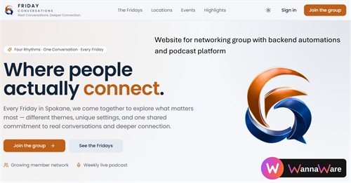 Friday Conversations-Website and Automations