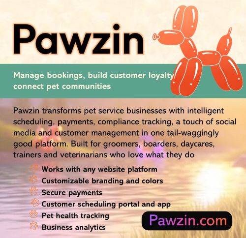Pawzin Pet Business Scheduler