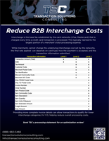 Potential Big B2B savings with Member to Member Discounts (Transaction Solutions Consulting)