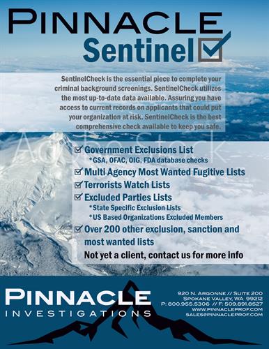 Pinnacle Sentinel Check