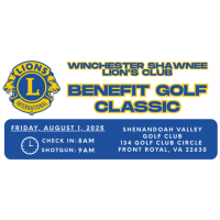Winchester Shawnee Lions Club Benefit Golf Classic 2025!